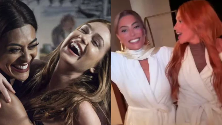 Marina Ruy Barbosa e Juliana Paes dançam ao som de “Totalmente Demais”