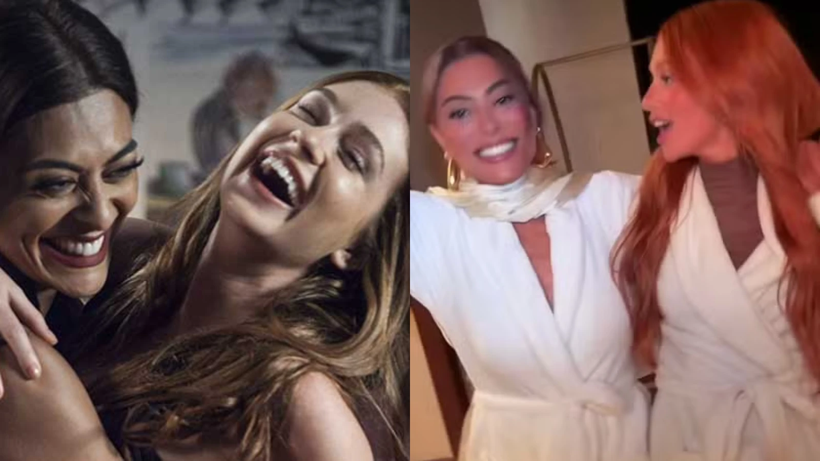 Marina Ruy Barbosa e Juliana Paes dançam ao som de 