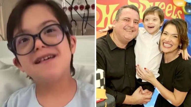 Influenciador mirim com síndrome de Down é internado com infecção grave: 'Emergência'
