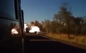 Vídeo: Batida seguida de explosão deixa quatro mortos na BR-163, em MS