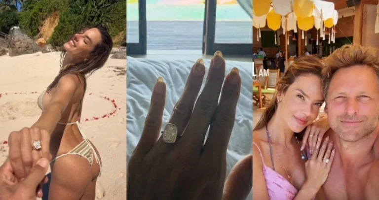 Alessandra Ambrosio posta novas fotos com Buck Palmer após anunciar noivado