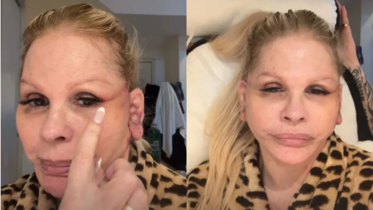 Monique Evans faz procedimento no rosto e revela que ficou “irreconhecível”