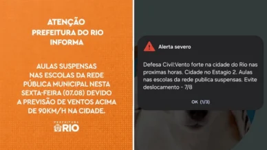 Rio registra ventos de mais de 50 km/h; veja previsão para esta sexta (7)