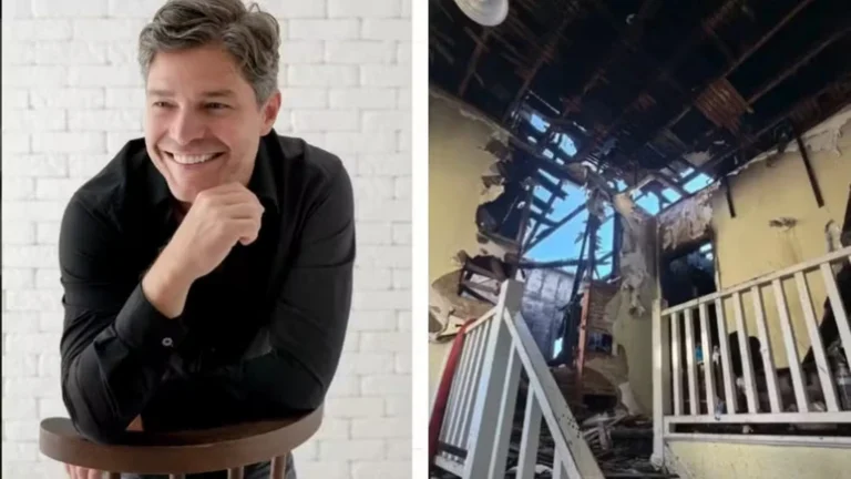 Ex-ator da Globo perde casa em incêndio nos EUA e amigos fazem vaquinha