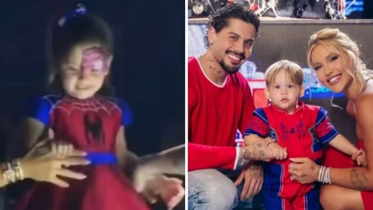 Maria Flor tenta unir Virginia e Zé Felipe durante aniversário do irmão; veja a cena