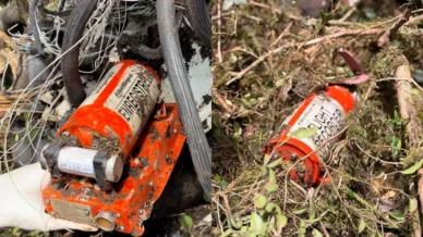 FAB localiza 'caixa-preta' preta de helicóptero que caiu com Rick em SC