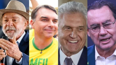 Nexus/BTG: Lula tem 42% no 1º turno; Flávio, 37%, Caiado 5% e Cury, 5%