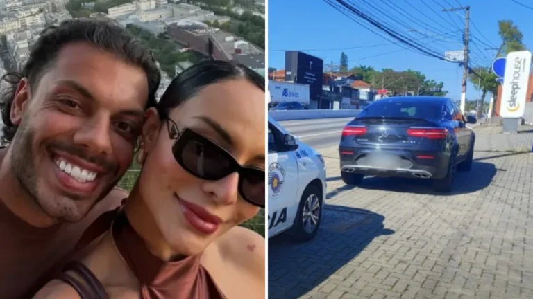 Débitos de R$ 100 mil: namorado de Aline Mineiro tem carro apreendido em SP