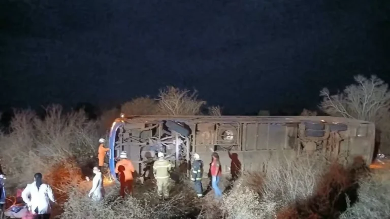 Acidente deixa mortos e feridos após ônibus tombar na região da Chapada Diamantina, na Bahia
