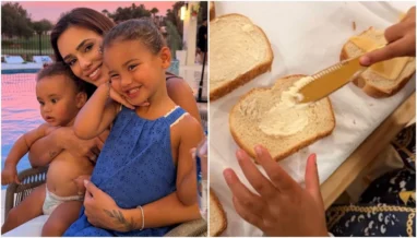 Biancardi leva Mavie para distribuir lanches a pessoas em situação de rua