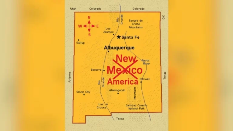 Trump publica mapa e chama estado do Novo México de “Nova América”