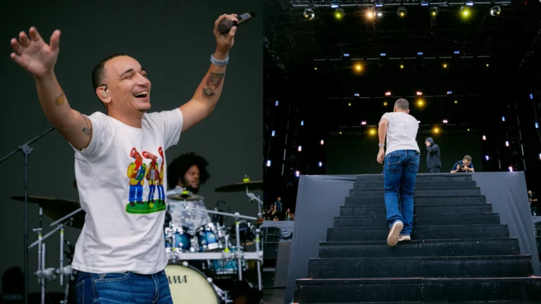 João Gomes faz passagem de som sob chuva no Rock in Rio: “Virou show”