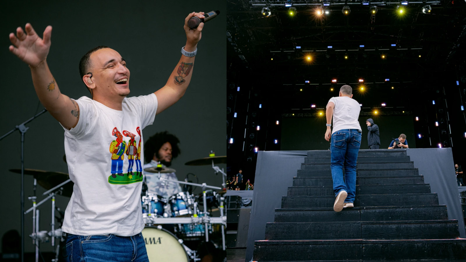 João Gomes faz passagem de som sob chuva no Rock in Rio: “Virou show”