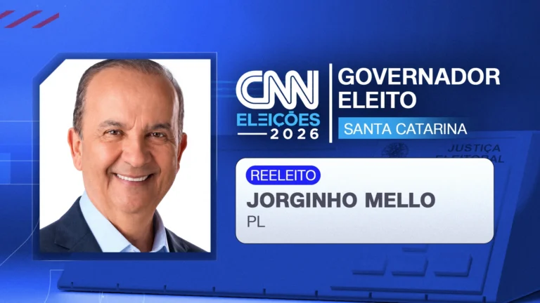Jorginho Mello é reeleito governador de Santa Catarina no 1º turno