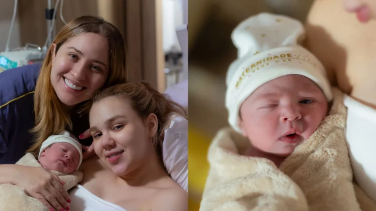 Mari Fernandez compartilha primeiros registros da filha com Júlia Ribeiro