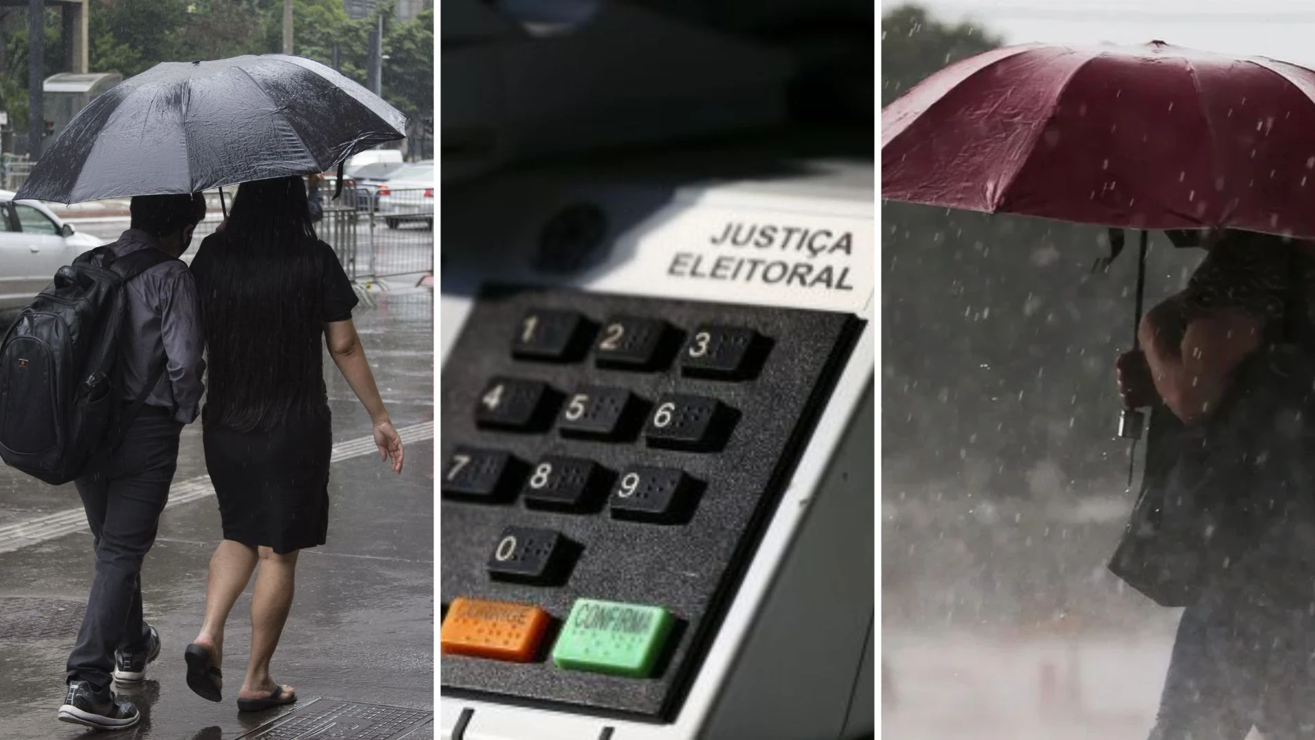 Fim de semana das eleições terá ciclone, temporais e granizo; veja previsão