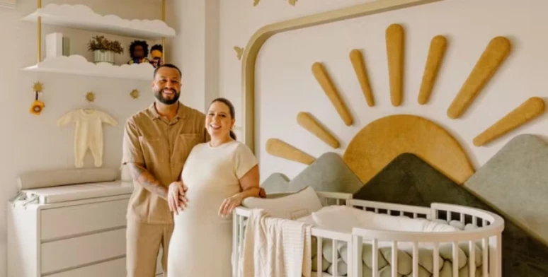 Tati Machado apresenta o quarto do filho Rafael; veja fotos